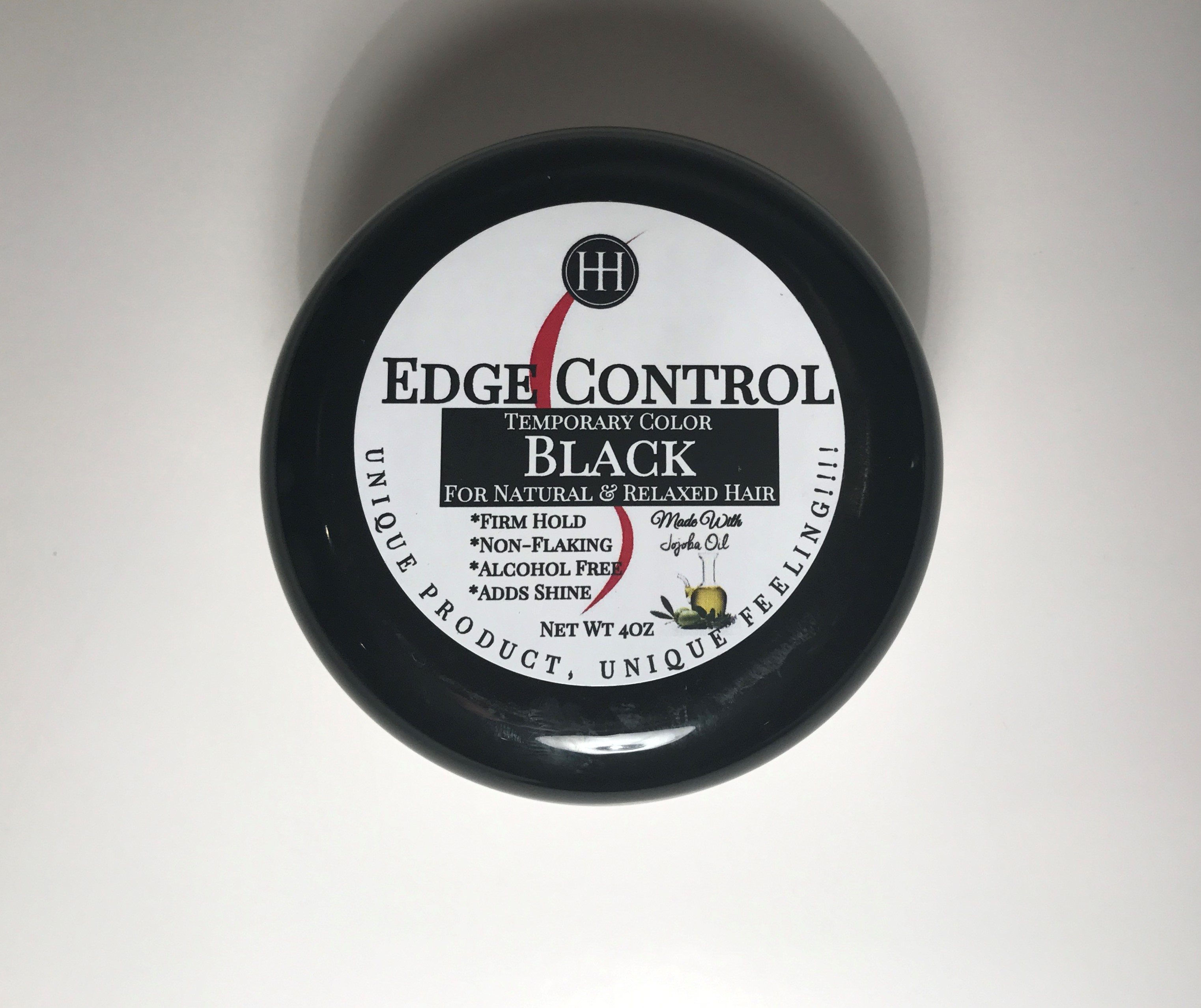 EDGE CONTROL BLACK 4oz (24-pk Case Unlabeled) - High Health Cosmetics