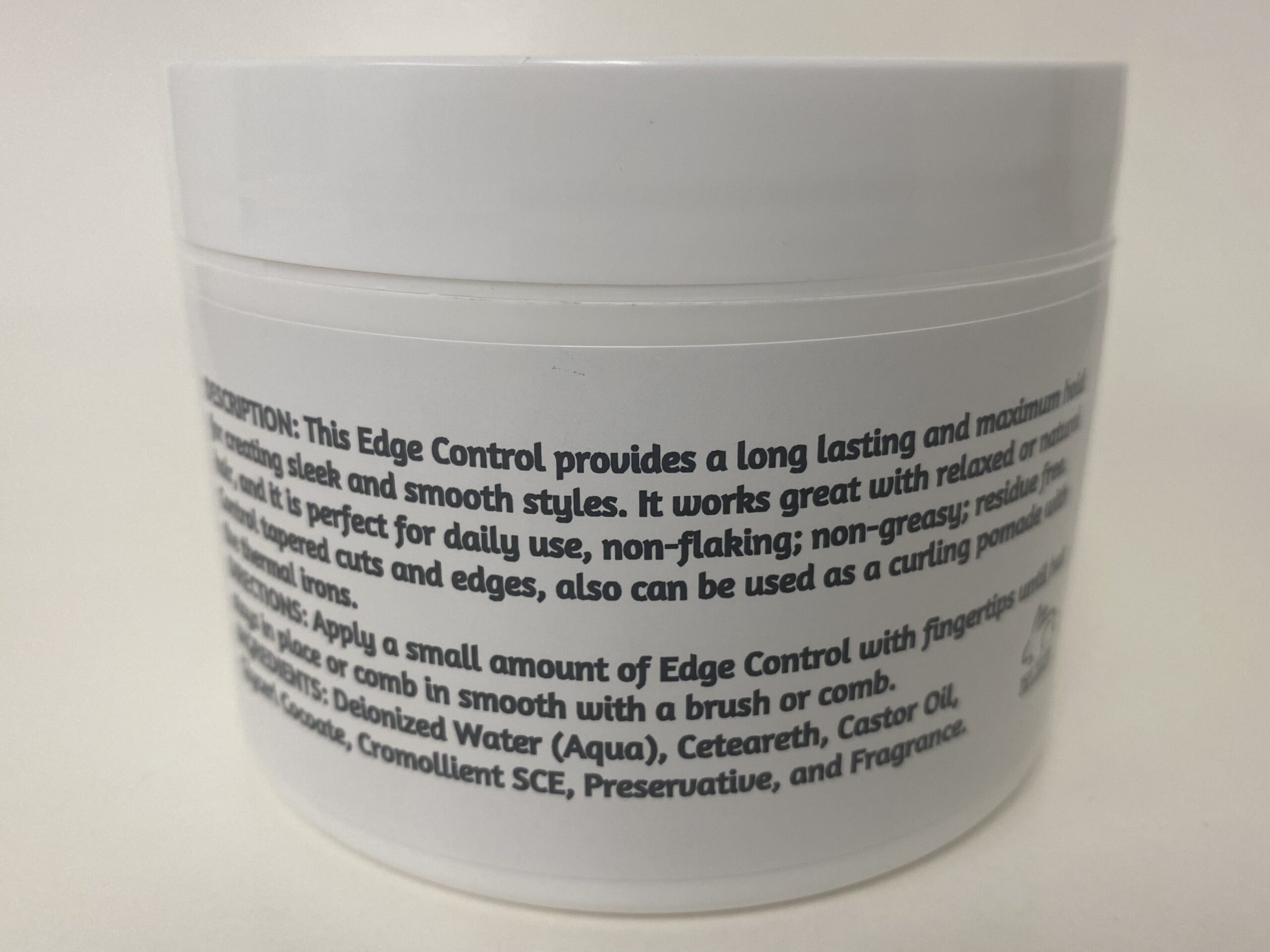 EDGE CONTROL 8oz (18-pk Case Side Ingredient Labels) - High Health ...